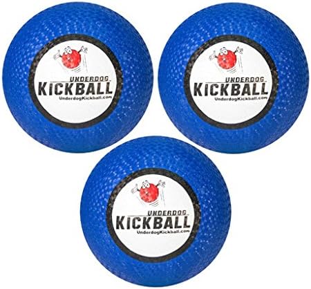 Blue Underdog Kickball, 10" [Pack of 3]