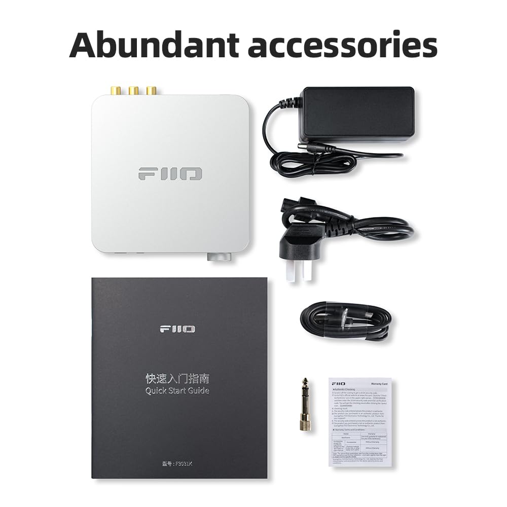 FiiO K11 Desktop 1400W Power Balanced Headphone DAC & Amplifier 384kHz/24Bit DSD256 for Home Audio/PC 6.35mm/4.4mm/RCA/Coaxial/Optical (Black)