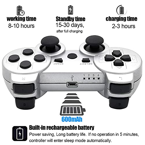 Ceozon PS3 Controller Wireless Playstation 3 Controller Bluetooth Gamepad for Playstation 3