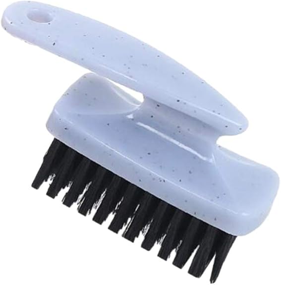 HEALLILY Shoe Cleaning Brush Household Plastic Short Handle Shoe