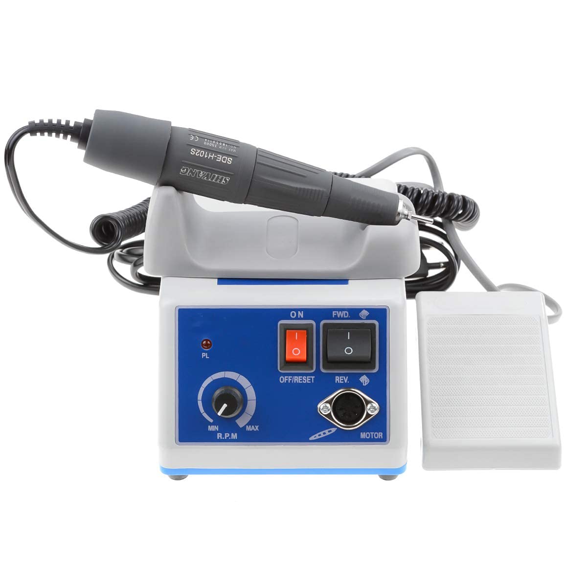 35K RPM Micromotor Micro Motor Machine For Lab,Jewelry,Ceramics,Silicone,Glasswork,Woodcarving, Artware