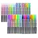 Fineliner Color Pen Set, 1mm Colored Fine Liner Sketch Drawing Pen, Pack of 48 Assorted Colors Gel Pens - Art Supply Colorful Gel Ink Pen School Office Ballpoint Pens