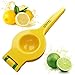Lemon Squeezer Citrus Lime Juicer - Best Top Rated Heavy Duty Hand Held Manual Double Bowl Orange Press and Fruit Exprimidor de Limones, FDA Quality Approved, Dishwasher Safe