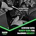 Rhino USA Motorcycle Tie Down Straps (2 Pack) Lab Inspected 2,200lb Break Strength, Steel Cambuckle Tiedown Set with Integrated Soft Loops - Better Than a Ratchet Strap (Red 2-Pack)
