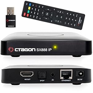 Octagon SX88 H265 Mini IPTV Box Receiver incl. 300 Mbit WLAN Stick met Stalker, m3u Playlist, VOD, Xtream, WebTV [USB…