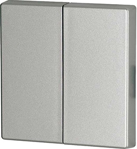 Eaton Xcomfort Radio Rocker Switch with 2 Neutral, 55 x 55 mm, Silver Matt, Cwiz (126048) 02/03