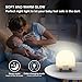 LED Night Light for Kids, iSiLER Portable Silicone Cute Nursery Night Lamp, Romantic Dim Mood Lamp, Touch Control Bedside Lamp, Baby Night light BPA-Free, 48 Hours Runtime