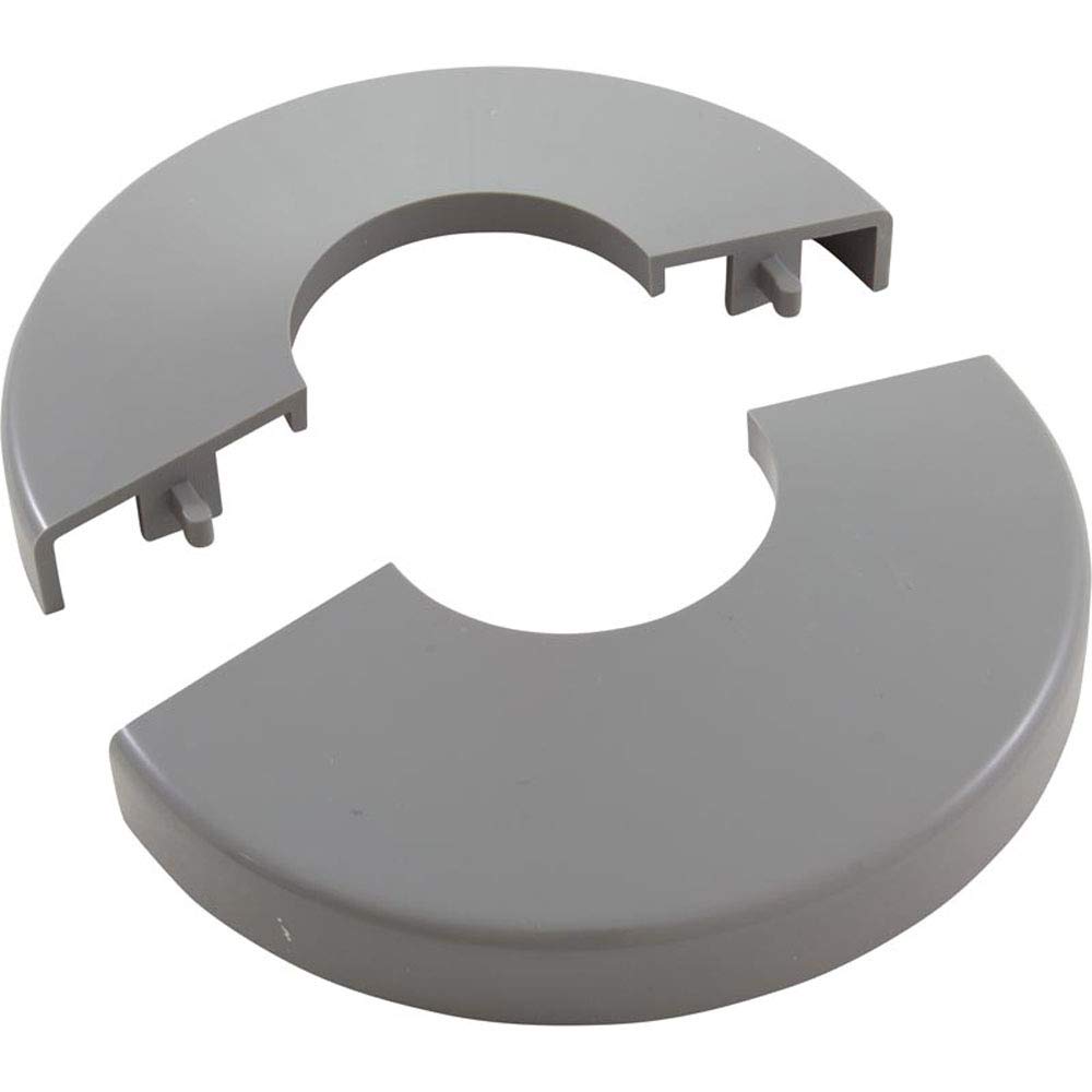 Custom Molded Products Pool Ladder Escutcheon, Clip On, Gray