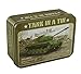 WESTMINSTER INC. Battery Operated Tank in A Tin with 12 Green Army Men for Battle Play