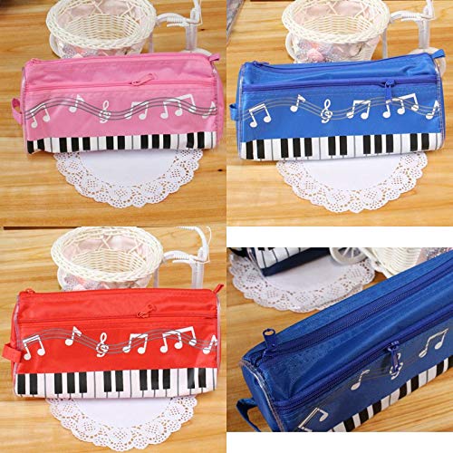 Dunnomart New Lovely Musical Piano Keyboard Pencil Case Stationery Office School Supplies Music Pen Bag Box Storage Bag School-Supplies - Thumbnail 4