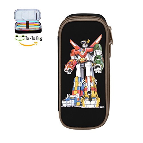 Pen Case Super Robot Pencil Bag Big Capacity Multifunction Canvas-Black for child
