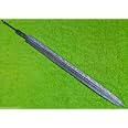 Damascus Steel Blank Blade Custom Handmade 32" Damascus Sword Blank Blade for Knife Making