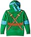 Teenage Mutant Ninja Turtles Little Boy's Leonardo Reptilian Costume Zip Up Hoodie with Mask Sweater, Green, XS