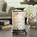 Candle Warmers Etc. Glass Illumination Fragrance Warmer, Pearl