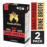 Beef Bone Broth by Kettle & Fire - 100 Percent Grass-fed, Organic, Collagen-rich Beef Bone Broth 2-Pack