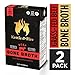 Beef Bone Broth Soup by Kettle and Fire, Pack of 2, Keto Diet, Paleo Friendly, Whole 30 Approved, Gluten Free, with Collagen, 6g of protein, 16.2 fl oz (Packaging May Vary)
