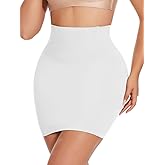 JOYSHAPER Shapewear Dress Slip for Under Dresses Half Slip Tummy Control High Waist Slip Skirt Body Shaper