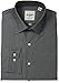 Ben Sherman Men's Slim Fit Diamond Dobby Spread Collar Dress Shirt, Black/White, 15.5
