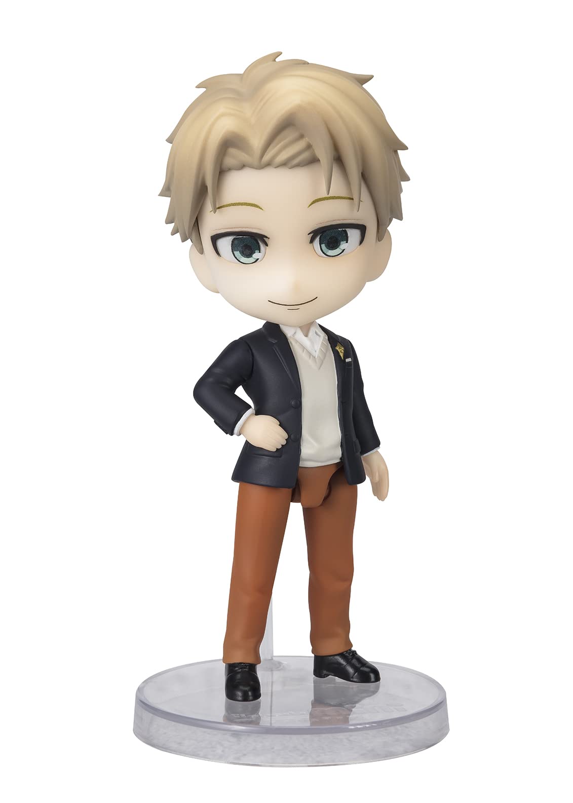 TAMASHII NATIONS BANDAI Spy x Family Figuarts Mini Loid Forger (Odekeke Outfit) 9cm — image 1