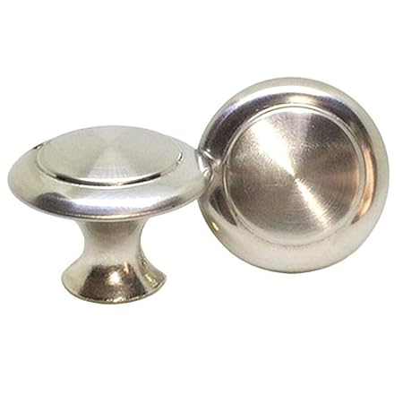 10x Kitchen Cabinet Knobs Silver Mushroom Door Knobs For Chest For