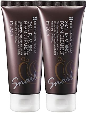 MIZON SNAIL REPAIRING FOAM CLEANSER Pack of 2 (60ml2)
