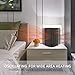 Portable Space Heater Oscillating Electric Heater PTC Ceramic Personal Heater Tip-Over and Overheat Protection Warm and Natural Wind for Home Office Use