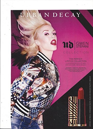 **PRINT AD**With Gwen Stefani For 2016 Urban Decay **PRINT AD**