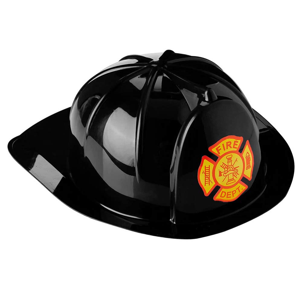 Dress Up America Firefighter Helmet - Fireman's Hat for Kids - Firefighter Costume Accessory - One Size Fits Most