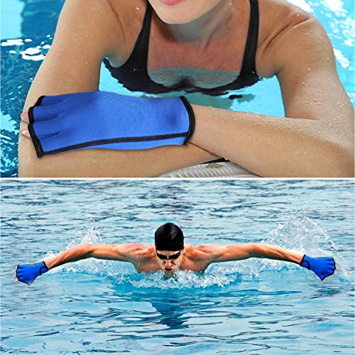 image for TAGVO Aquatic Gloves for Helping Upper Body Resistance, Webbed Swim Gl