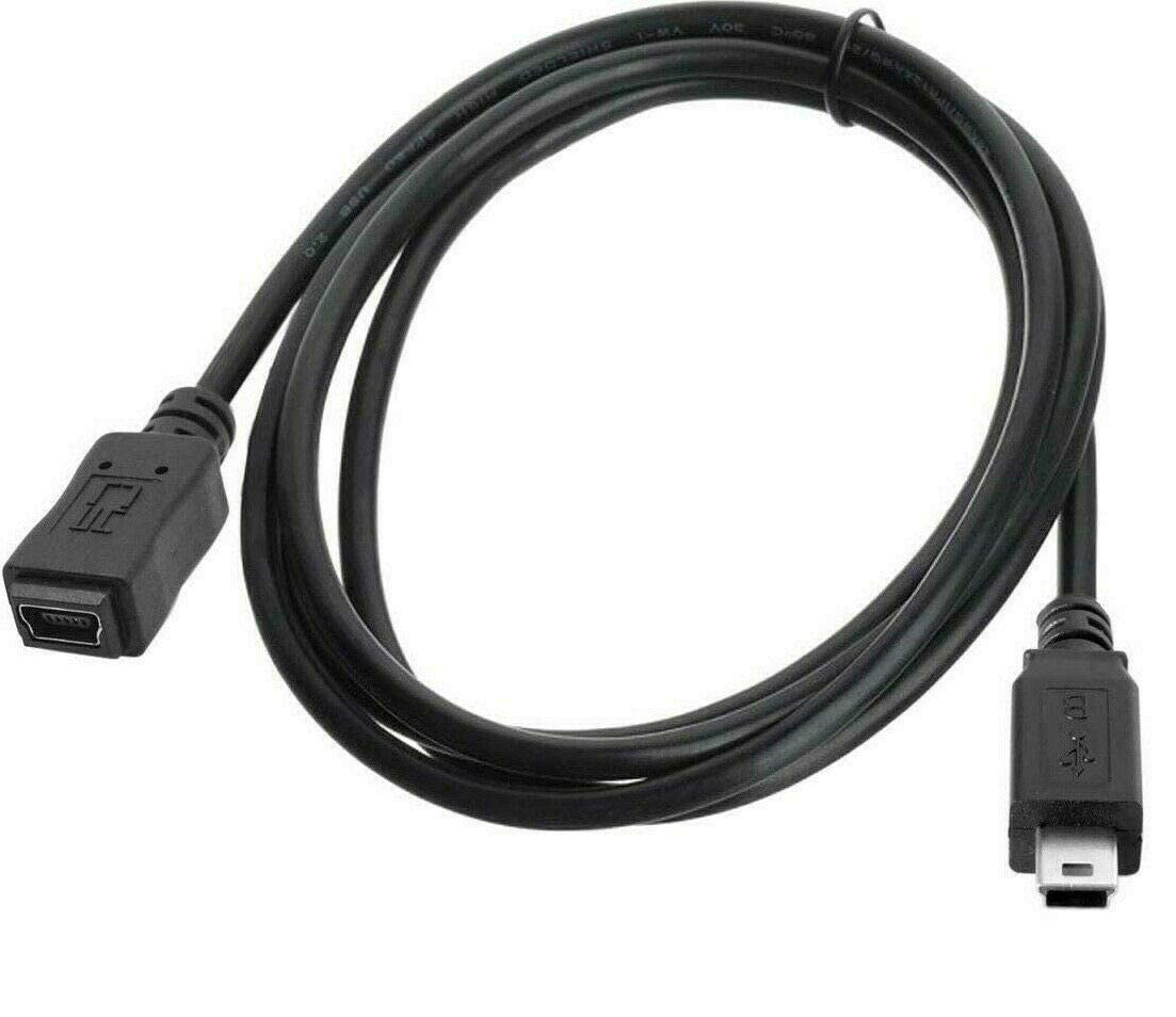 innov8 Mini 5Pin USB B Male to Female Extension Charging & Data Sync Cable (5Pin Wires) - 1.5m
