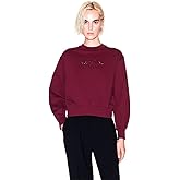 Armani Exchange womens Blossom Print Crewneck