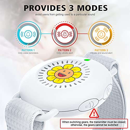 TUOERQI Wireless Bedwetting Alarm, Bed Wetting Alarm Adjustable Volume