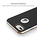 iPhone 7 Plus Case, ROCK [Royce Stand] - Black & Champagne Gold [Ultra Thin][Kickstand][Metal Texture Side Buttons][Dual Layered][Slim Fit][Hard PC + Soft TPU] For Apple iPhone 7 Plus (2016)