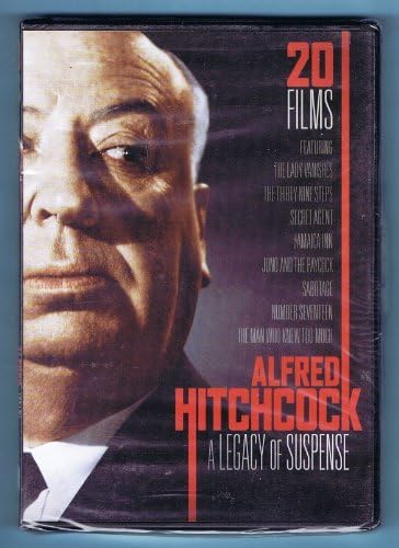 ALFRED HITCHCOCK A Legacy of Suspense 20 FILMS DVD 4-Disc Set