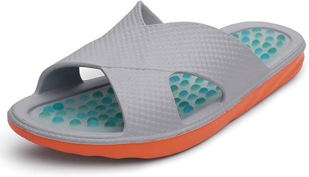 Ginsenget Hausschuhe Boden Sandale Xia Nan Extra Grosse Hausschuhe Rutschfeste Sandalen Dunger Badezimmer Grau Orange 47 Manner Frauen Pool Sandalen Hausschuhe Amazon De Kuche Haushalt