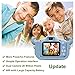 Kids Digital Camera, Girls Birthday Toy Gifts for 4-13-Year-Old Children, Dual Lens 20.0MP Toddler Cameras, Child Camcorder Video Recorder 1080P IPS 2.0 Inch with 32G TF Card, Cow Soft Silicone Case