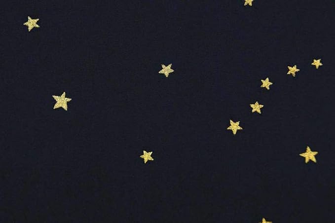 Amazon 生地 50cm単位 ブロード ラメスター Kts6559 布 コットンこばやし 星柄 6 濃紺 並行輸入品 布 生地 通販