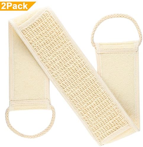 Exfoliating Loofah Back Scrubber,Bathing Sponge and Body Cleaner for Men,Women and Kids