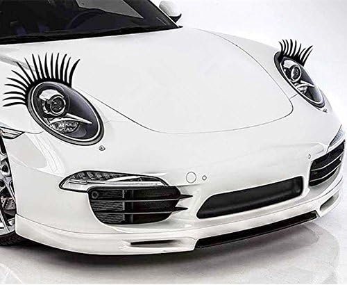 TGT4X4 Car Lashes for Headlights, Fit for Any Car, Black Color (2 pieces)