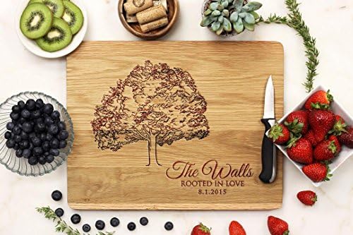 Personalized Cutting board, Custom cutting board, Custom Engraved cutting board, White Oak Wood 11 x 14 -21017-CUTB-004