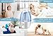 Ultrasonic Cool Mist Humidifier - Best Air Humidifiers for Bedroom / Living Room / Baby with Night Light - Whole House Solution - Large 3L Water Tank - Auto Shut Off & Filter-Free - Gift Box, GENIANI