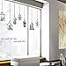 Cactus Plants Wall Stickers Peel and Stick Wall Decals for Bedroom Home Wall Decor Geometric Pots Wall Decal Vinyl Wall Stickers Removable Wallpaper for Living Room Classroom Office Boho Wall Decals