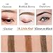 Music Flower Eyebrow Tattoo Pen Microblading Eyebrow Pencil Tattoo Brow Ink Pen with a Micro-Fork Tip Applicator Creates Natural Looking Brows Effortlessly and Stays on All Day (Chestnut)