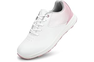 THESTRON Women's Golf Shoes Ladies Golf Sports Sneakers Spikes Women Golf Wears Spikeless Girls Golf Walking Sneakers