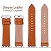 5 Colors for Apple Watch Bands 38mm, Fullmosa Yona Calf Leather Replacement Band/Strap with Stainless Steel Clasp for Apple Watch Series 1 2 3 Sport and Edition Versions 2015 2016 2017,Light Brown