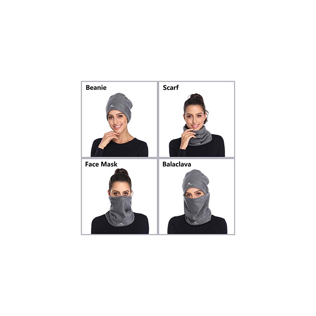 Fleece Neck Gaiters Warmer for Men Women Winter Face Mask Neck Scarf