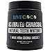 Activated Charcoal for Teeth Whitening, Natural Teeth Whitening Using Coconut Shells, RAW & Food Grade with No Artificial Flavours, 100% Natural, Large Tub, 80g=300 Uses from LiveCoco