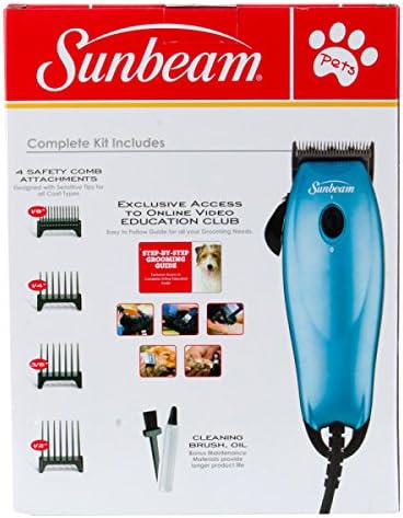sunbeam happy dog clipper kit