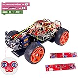 SunFounder Raspberry Pi Smart Robot Car Kit - PiCar-S Block Based Graphical Visual Programming Language Line Following Ultrasonic Sensor Light Following Module Electronic Toy with Detail Manual