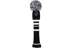 Scott Edward 1/3/4PCS Multi-Style Optional Individualized Knit Golf Club Head Covers, Driver Wood(460cc) Fairway Wood and Hybrid(UT)，for Male/Female Golfers,Custom